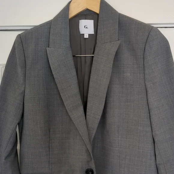 Gray Women's Blazer - Picture 2 of 16
